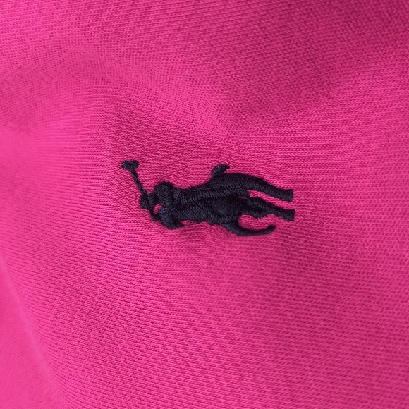 - POLO Ralph Lauren Berry Color Logo Polo Shirt Size L EUC - Picture 3 of 5